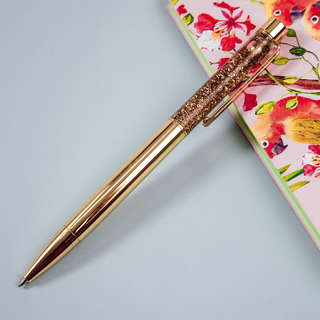 Ручка шариковая автоматическая MESHU 'Gold sand' синяя, 1.0 мм 9