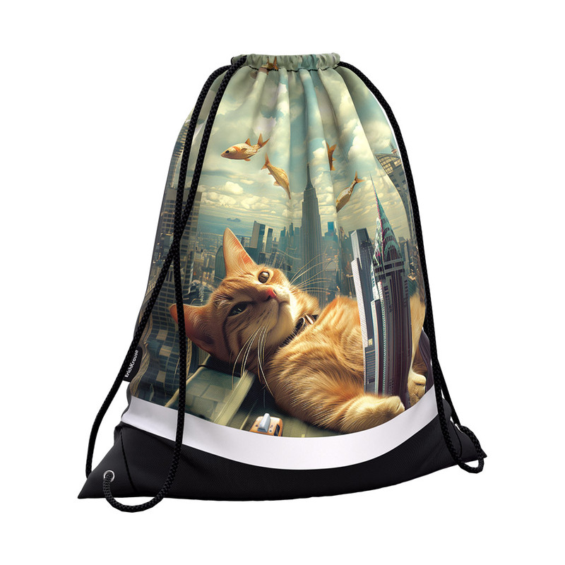 Мешок для обуви ErichKrause Big City Cats