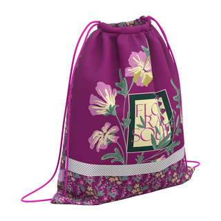 Мешок для обуви ErichKrause с вентиляцией Floral Soul