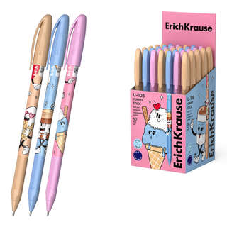 Ручка шариковая ErichKrause U-108 Stick Yummy 1.0, Ultra Glid...