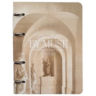 Тетрадь на кольцах beSmart 'Muse', А5 на 80 листов в клетку