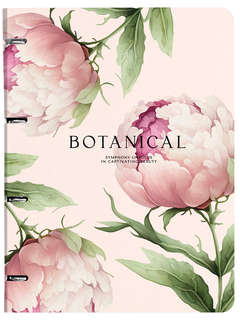 Тетрадь на кольцах, А4, 120 листов, в клетку, beSmart 'Peony'