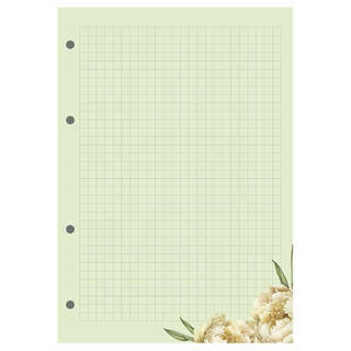 Сменный блок для тетради на кольцах beSmart 'Peony', А5 на 50...