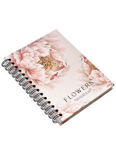 Тетрадь на пружине beSmart 'Peony', А5 на 120 листов в клетку...