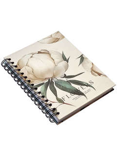 Тетрадь на пружине beSmart 'Peony', А5 на 120 листов в точку,...