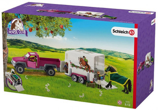 Schleich Игровой набор Пикап с прицепом для лошади 42346 4