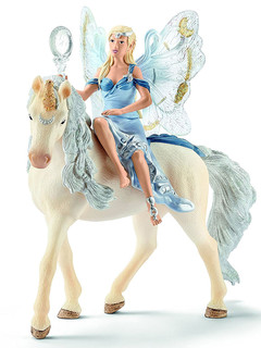 Schleich Фигурка Эльфийка Луная на единороге 70537 1