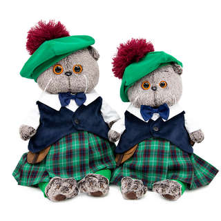 Басик в шотландском костюме, 25 см, Budi Basa 4