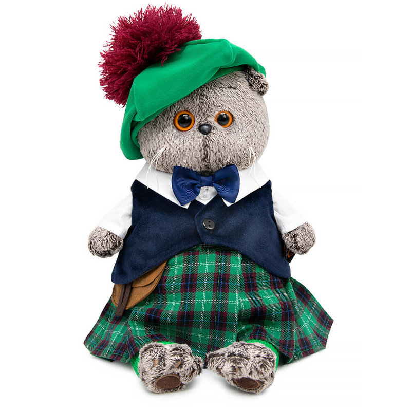 Басик в шотландском костюме, 25 см, Budi Basa