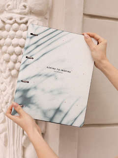 Тетрадь на кольцах, А4, 120 листов, beSmart 'Sence', экокожа 6