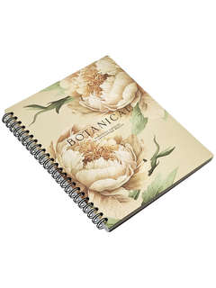 Тетрадь на спирали beSmart 'Peony', А5 на 96 листов в клетку