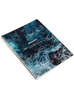 Тетрадь А4, на пружине beSmart 'Ocean', 96 листов в клетку