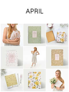 Тетрадь А4, на пружине beSmart 'April', 96 листов в клетку 5