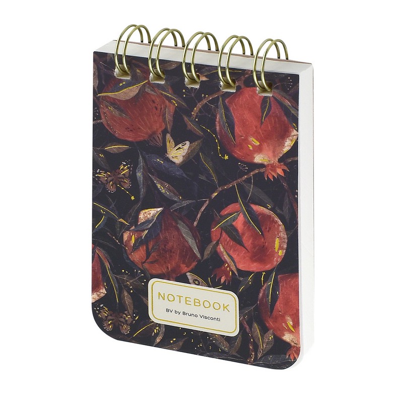 Блокнот на гребне, А7, 100 листов в линию, BV Cute JournaL 'Гранат'