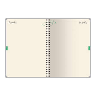 Ежедневник недатированный BV Сute Diary: Гранат, А5, 272 страницы, на пружине 5