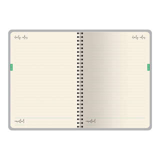 Ежедневник недатированный BV Сute Diary: Гранат, А5, 272 страницы, на пружине 6