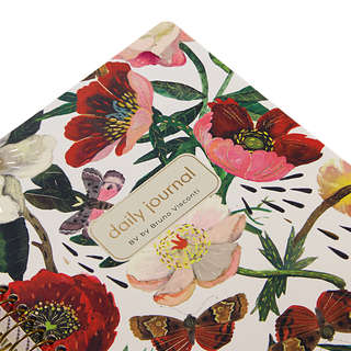 Ежедневник недатированный BV Сute Diary: Пионы, А5, 272 страницы, на пружине 2