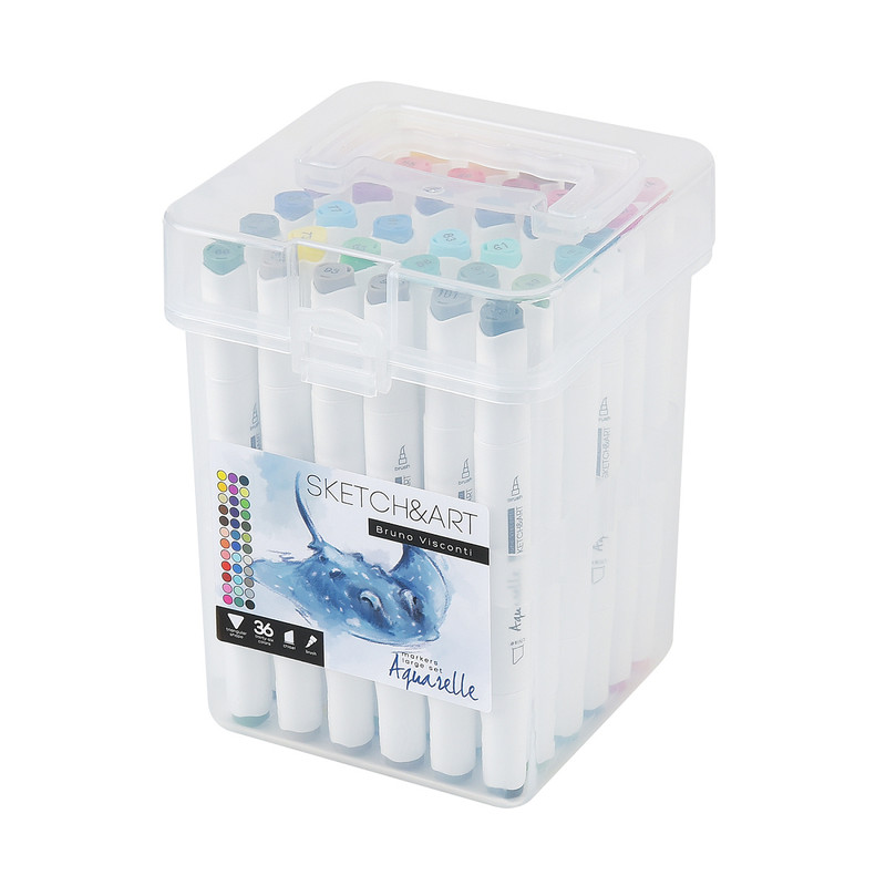 Скетч-маркеры 36 цветов 'Sketch&Art', Bruno Visconti