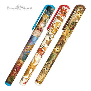 Ручка шариковая BrunoVisconti DreamWrite Fauna Птицы, 0.7 мм,...