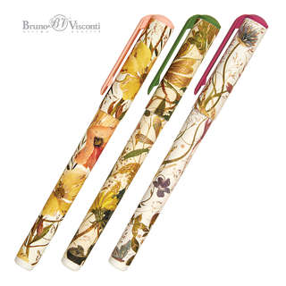 Ручка шариковая BrunoVisconti DreamWrite Flora, 0.7 мм, в туб...