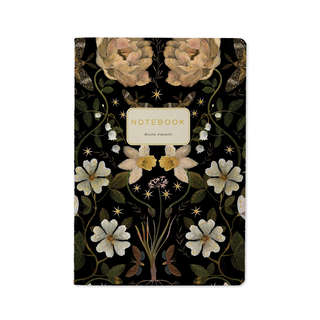 Тетрадь А5, 40 листов в клетку, BrunoVisconti Ночной сад