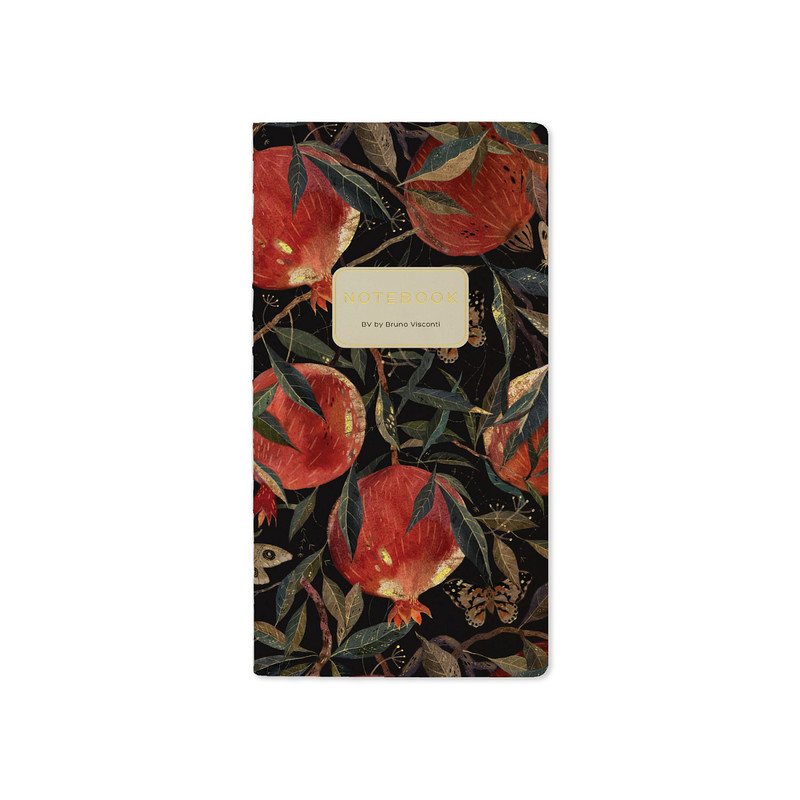 Блокнот А6, 30 листов в клетку, BrunoVisconti Гранат