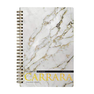 Тетрадь А5, 60 листов в клетку, на пружне, BrunoVisconti Carrara