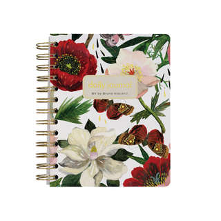 Ежедневник недатированный BV Сute Diary: Пионы, А6, 272 страницы, на пружине 2