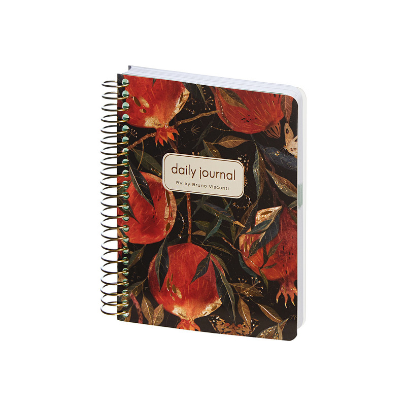 Ежедневник недатированный BV Сute Diary: Гранат, А6, 272 страницы, на пружине