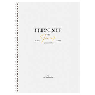 Тетрадь А4, 80 листов в клетку, на гребне, GreenwichLine 'Fri...