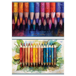 Альбом для рисования 40 листов, А4, на склейке BG 'Карандаши'...