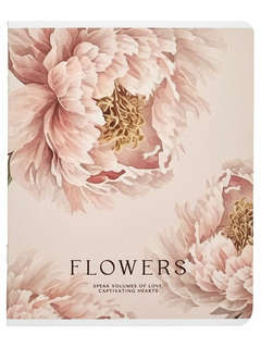 Тетрадь общая beSmart 'Peony' на скрепке, А5 на 48 листов в к...