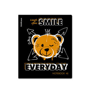 Тетрадь 48 листов в клетку, ErichKrause Low Battery, клетка, ассорти. Цена за 1 шт. 5