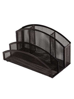 Органайзер настольный Orange Peel, металл, черный