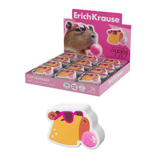 Ластик ErichKrause CapyBarbara, Цена за 1 шт.