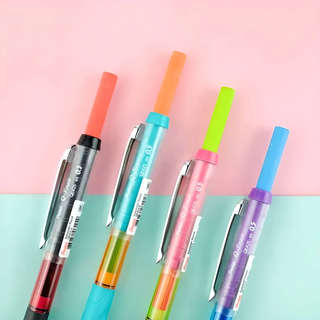 Карандаш автоматический Pentel Q-Erase, 0.7 мм, зеленый 8