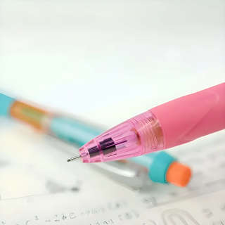 Карандаш автоматический Pentel Q-Erase, 0.7 мм, розовый 6