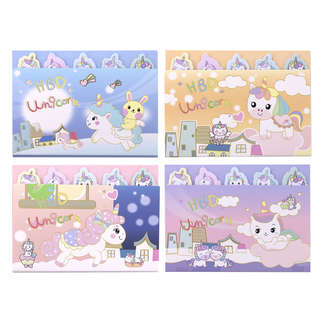 Набор блоков для записей с клеевым краем, Alingar 'Единорожки...