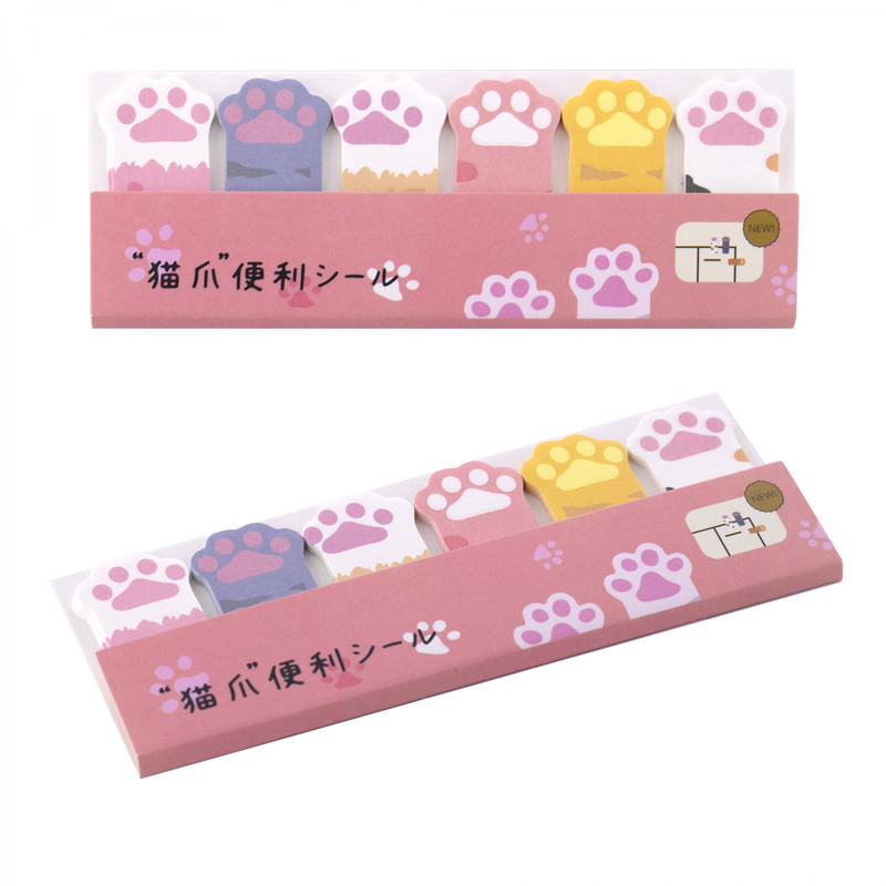 Набор блоков для записей с клеевым краем, Alingar 'Лапки'