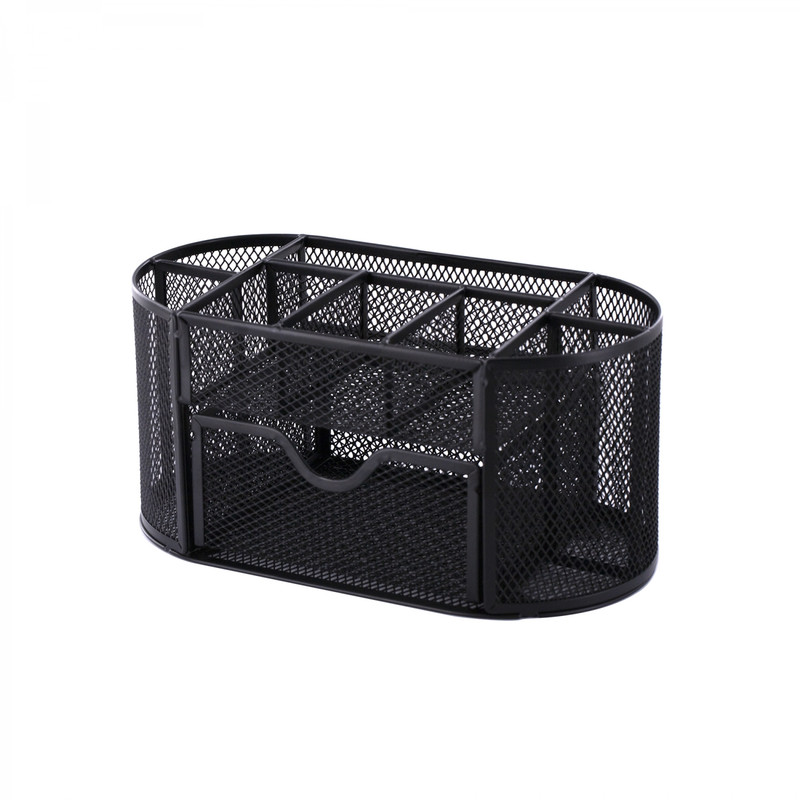 Подставка-органайзер Alingar, металлическая, 22х11 см, 9 отделений, черная