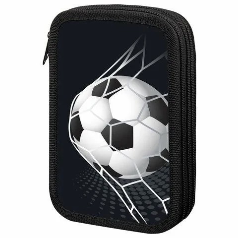 Пенал 'Мяч в сетке' (Ball kick) 3 отделения, Пифагор