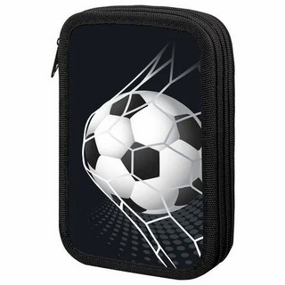 Пенал 'Мяч в сетке' (Ball kick) 3 отделения, Пифагор 1