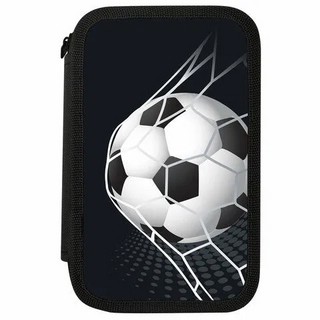 Пенал 'Мяч в сетке' (Ball kick) 3 отделения, Пифагор 2