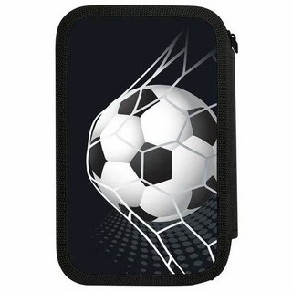 Пенал 'Мяч в сетке' (Ball kick) 3 отделения, Пифагор 3