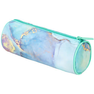 Пенал-тубус на молнии Brauberg Mint marble, с эффектом Soft T...