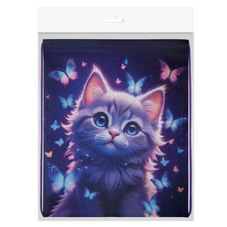 Мешок для обуви Brauberg Kids 'Curious cat', 42х34 см, с петлей 5