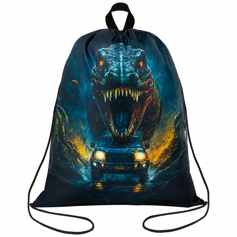 Мешок для обуви Brauberg Kids 'Dino chase', 42х34 см, с петлей