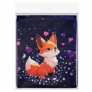 Мешок для обуви Fairy fox, с петлей, 42х34 см, Brauberg Kids 5