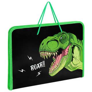 Папка для труда на молнии с ручками и органайзером 'Dino roar...