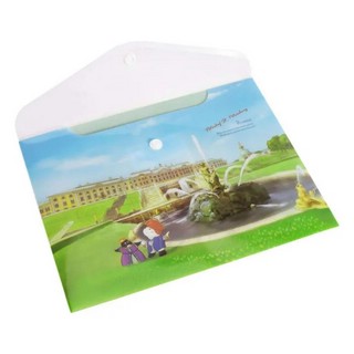 Папка-конверт на кнопке А5, Comix География 'Санкт-Петербург: Петергоф' 3